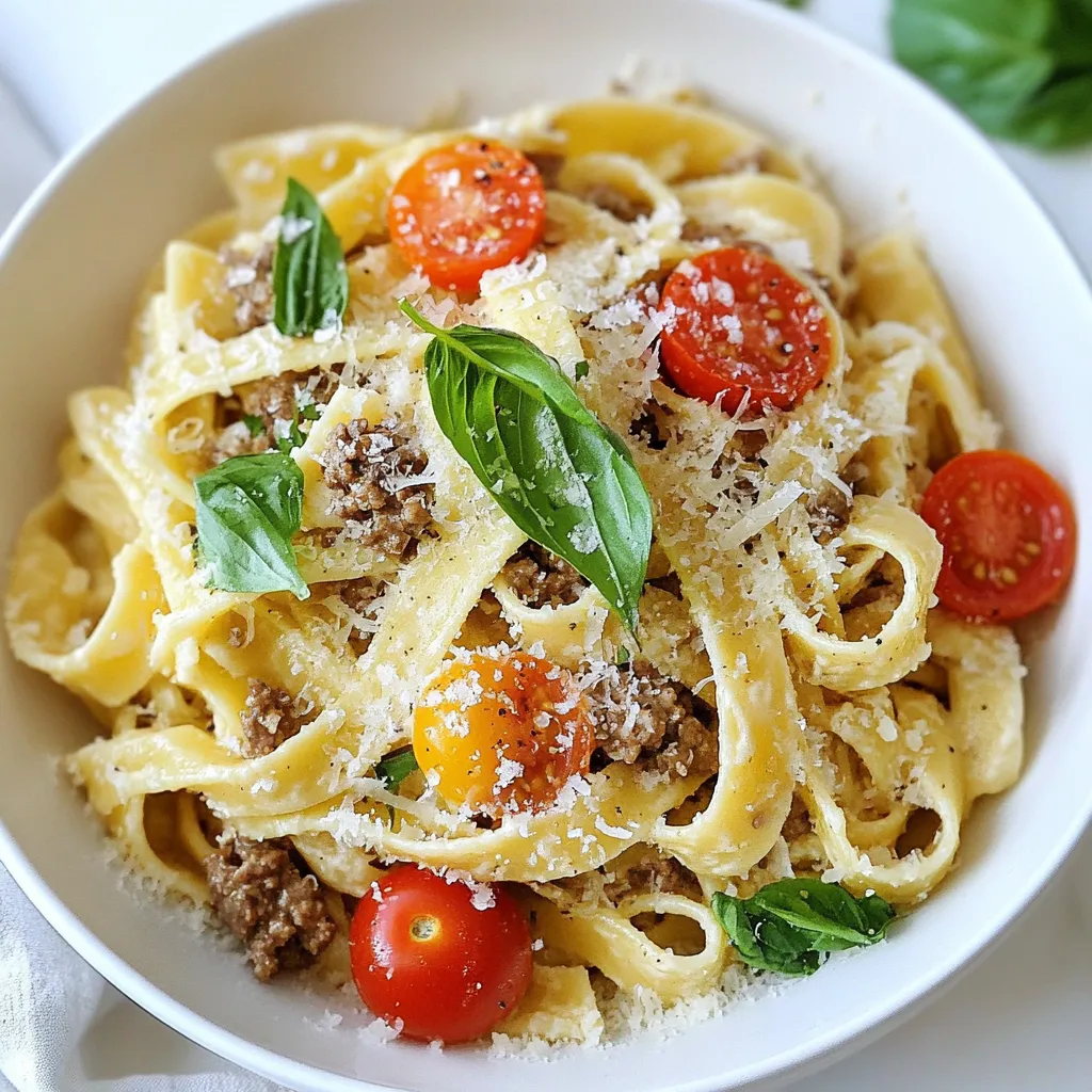 Creamy Beef Pasta Flavorful and Simple Dinner Delight