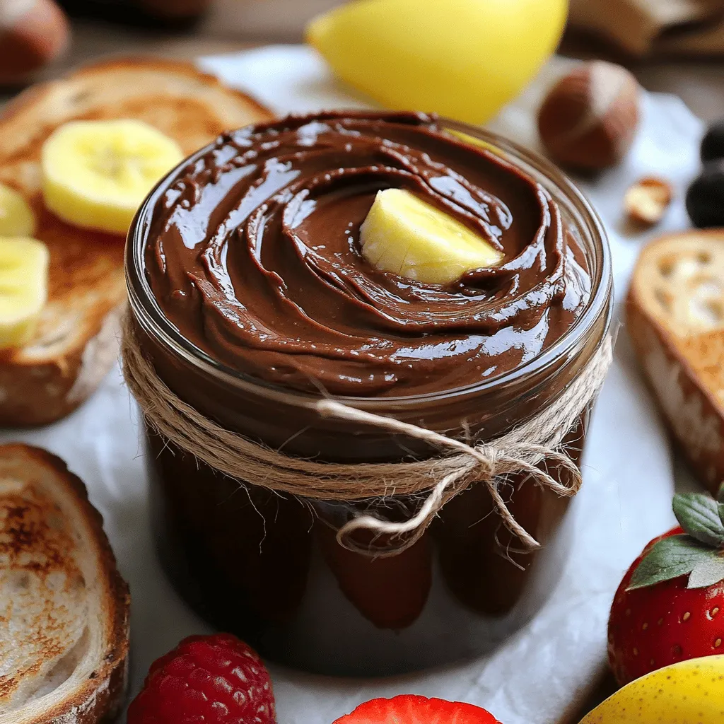 Chocolate Hazelnut Spread Simple Homemade Delight