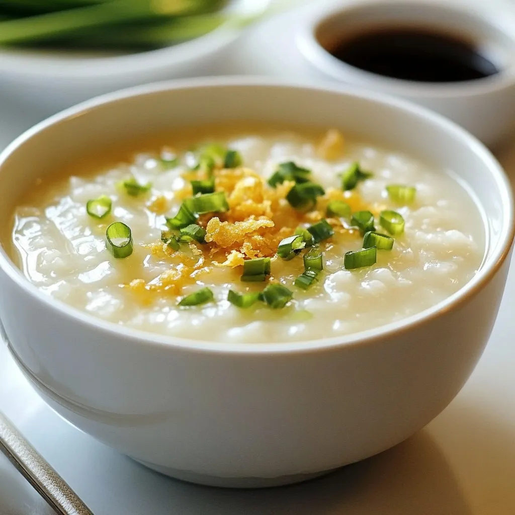 Silk-Smooth Chinese Congee Comforting Rice Dish
