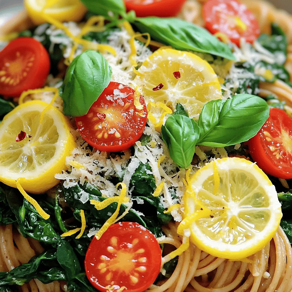 Lemon Spinach Pasta Vibrant and Simple Weeknight Meal