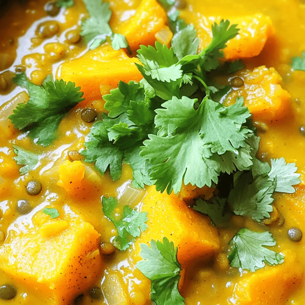 Spiced Butternut Squash Lentil Soup Comfort Bowl