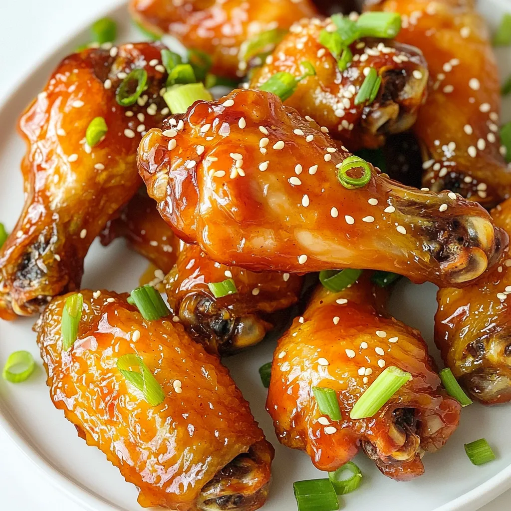 Air Fryer Honey Sriracha Wings Flavorful and Crispy