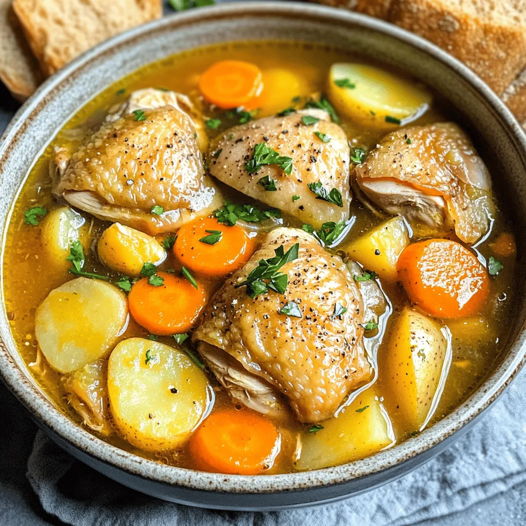 Savory Slow Cooker Chicken Stew Easy Comfort Meal