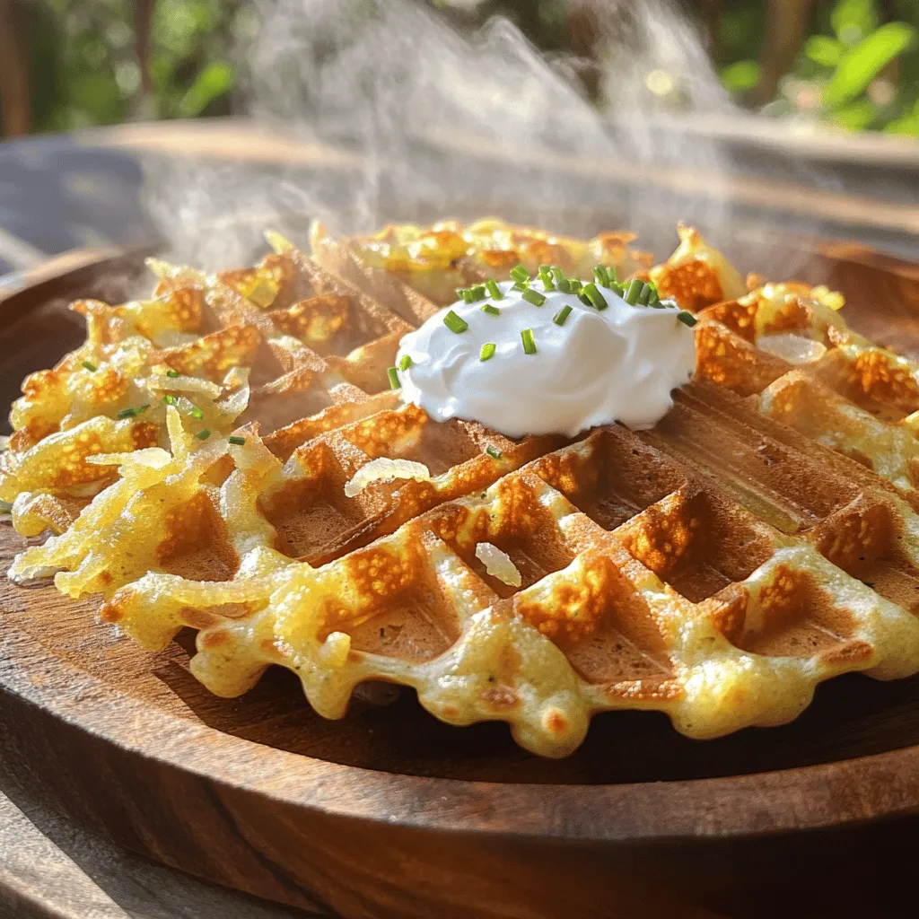 Crispy Hash Brown Waffles Perfectly Golden Delight