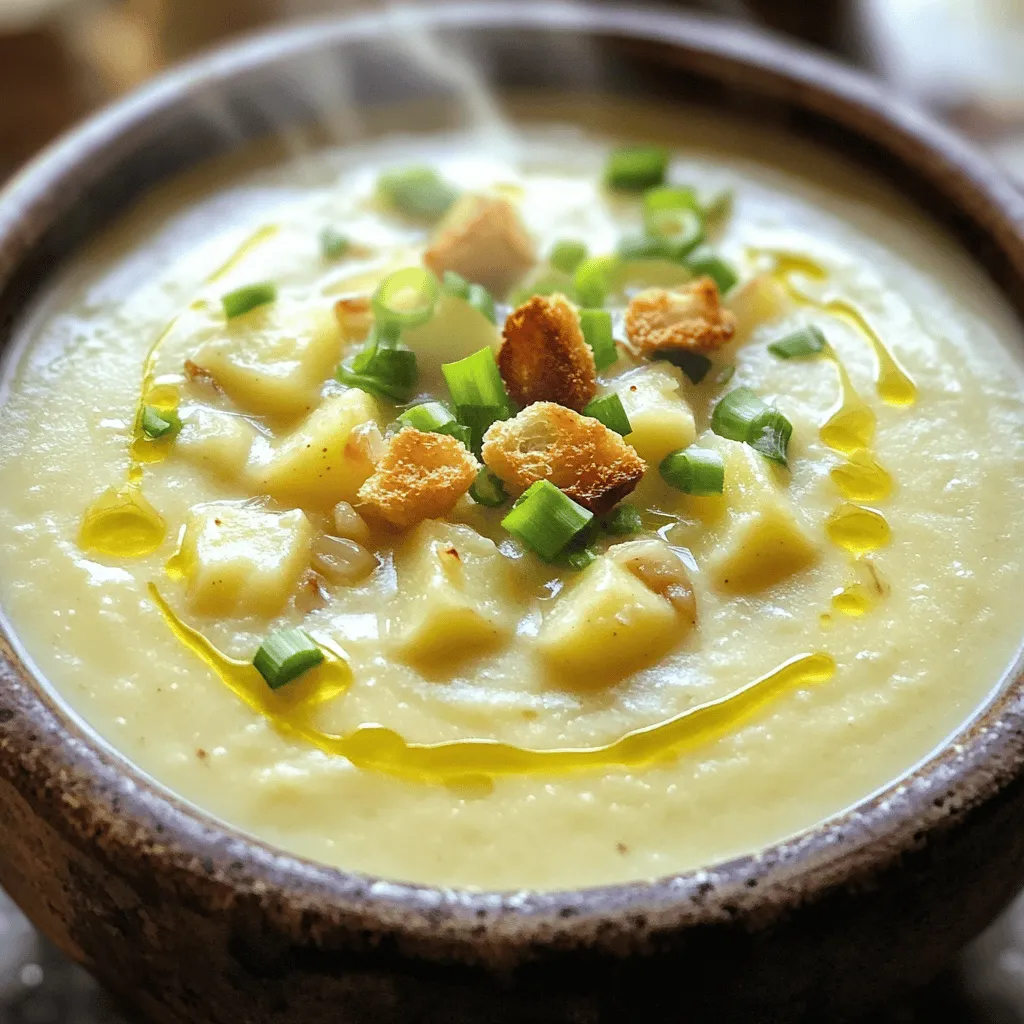 Creamy Roasted Garlic Potato Soup Cozy and Comforting