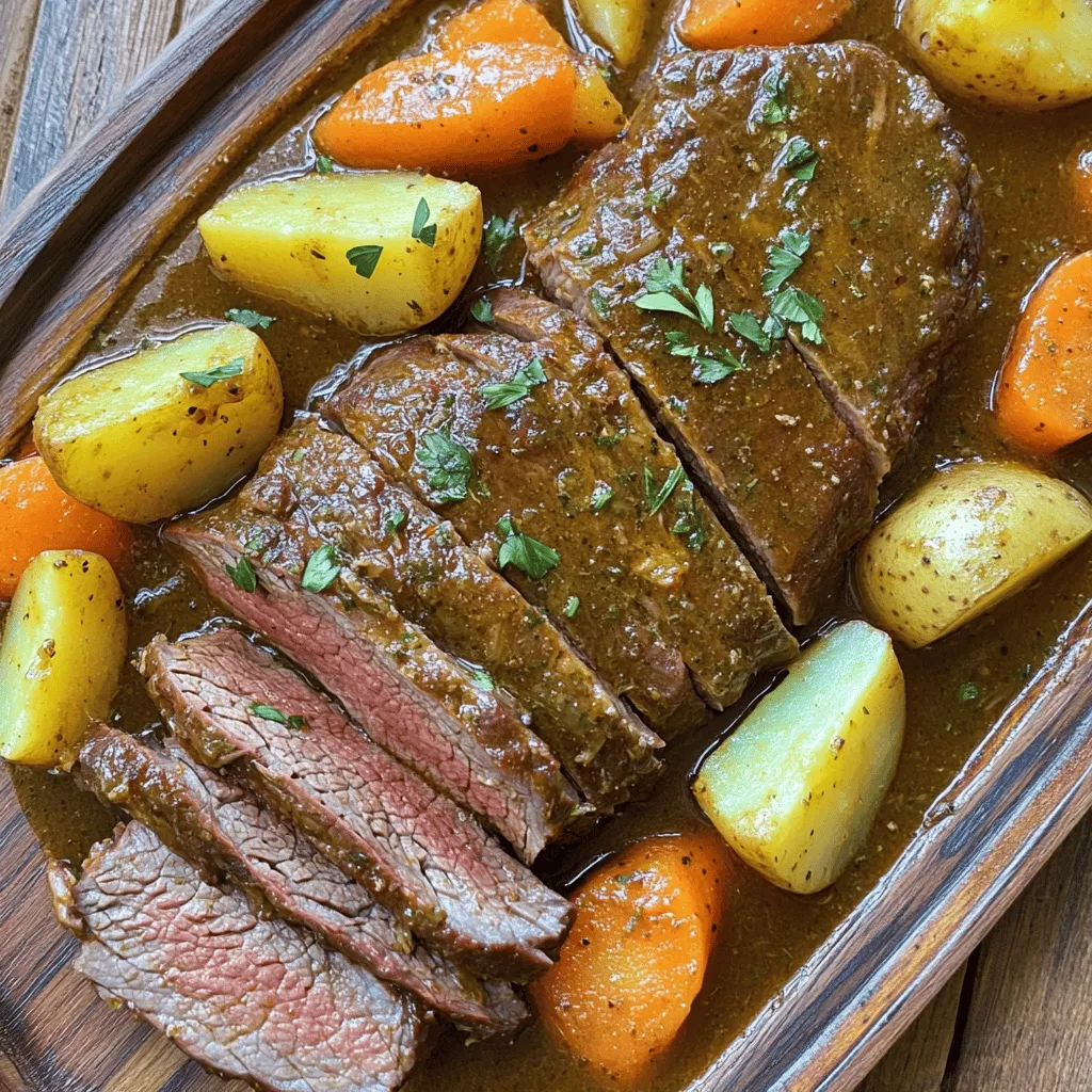 To make a tasty pot roast, you need good ingredients. Here’s what you will need: