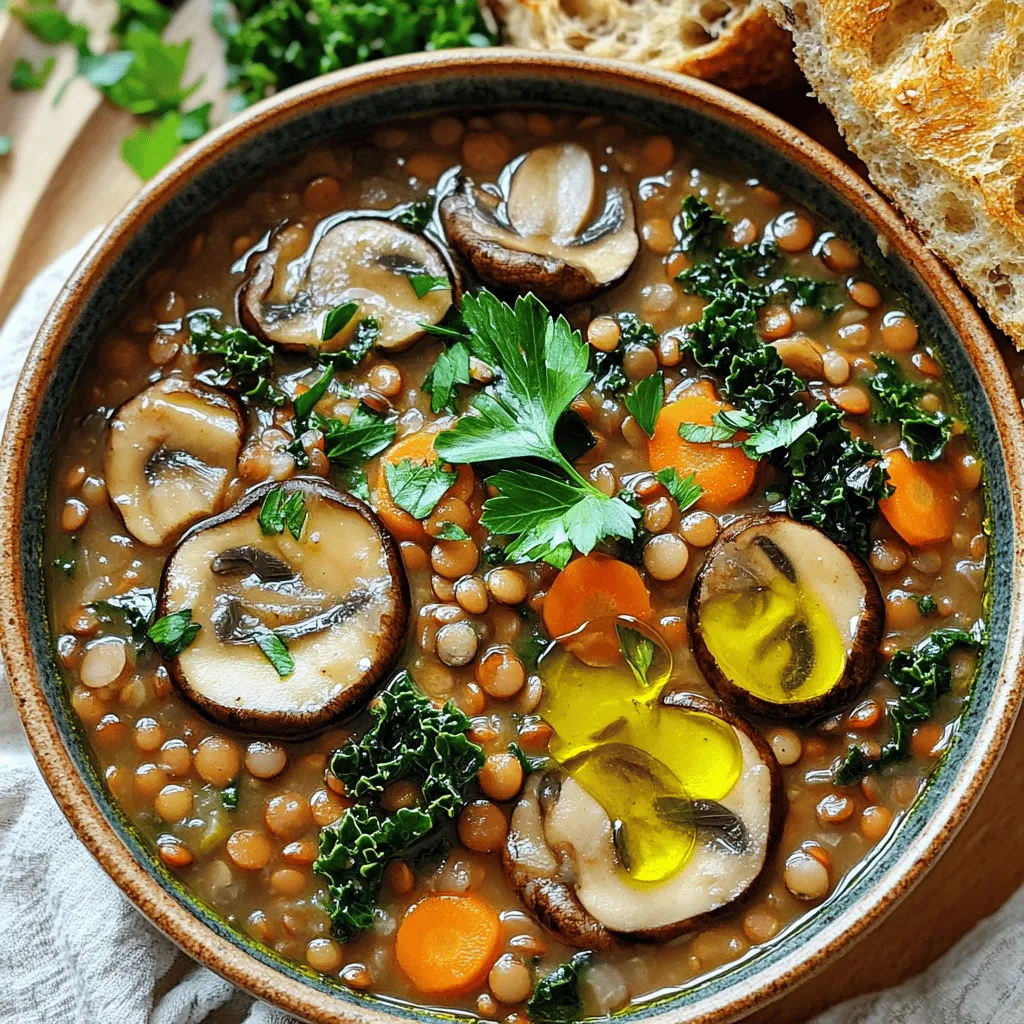 Hearty Vegan Lentil Mushroom Stew Flavorful and Easy