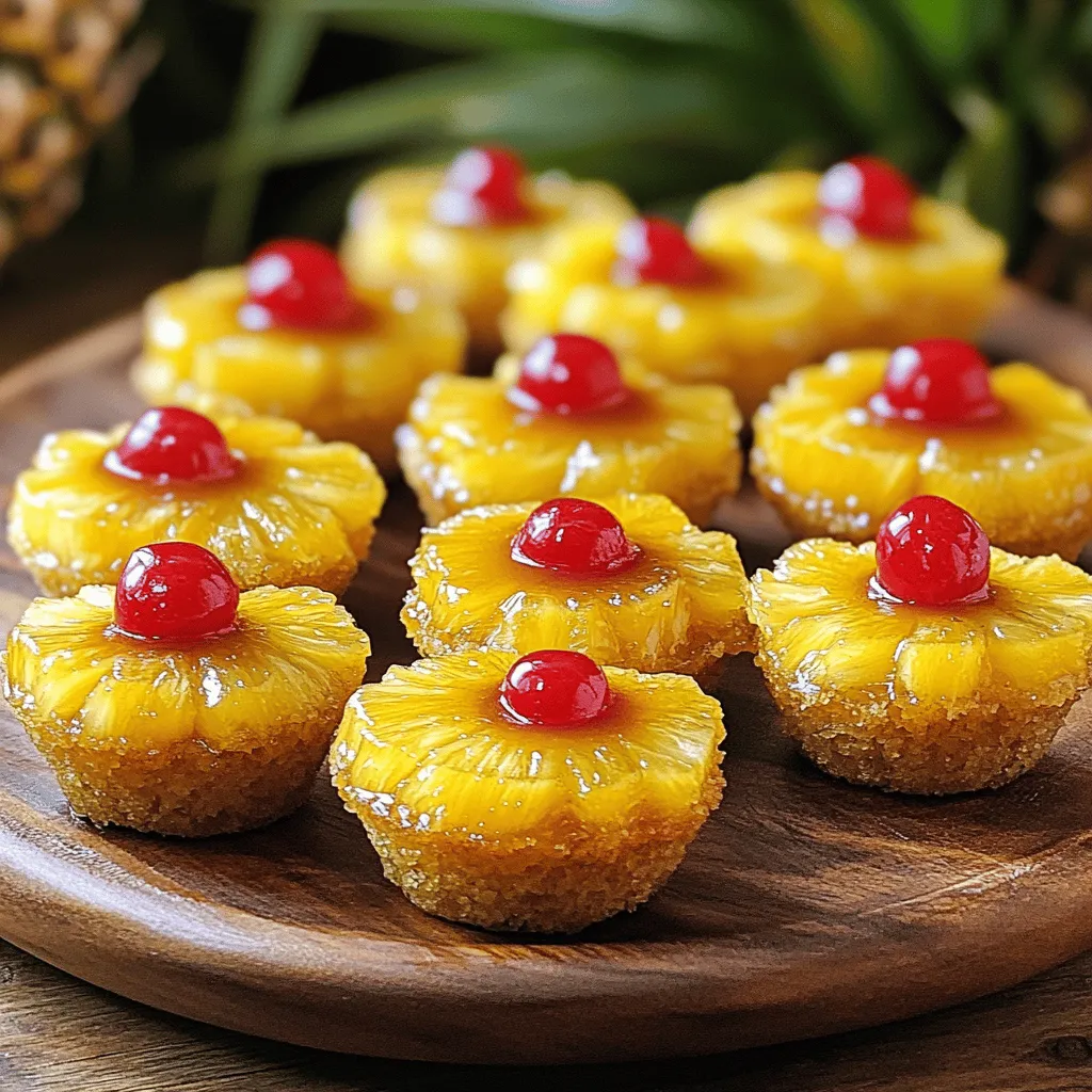 Instant Pot Pineapple Upside Down Bites Delight