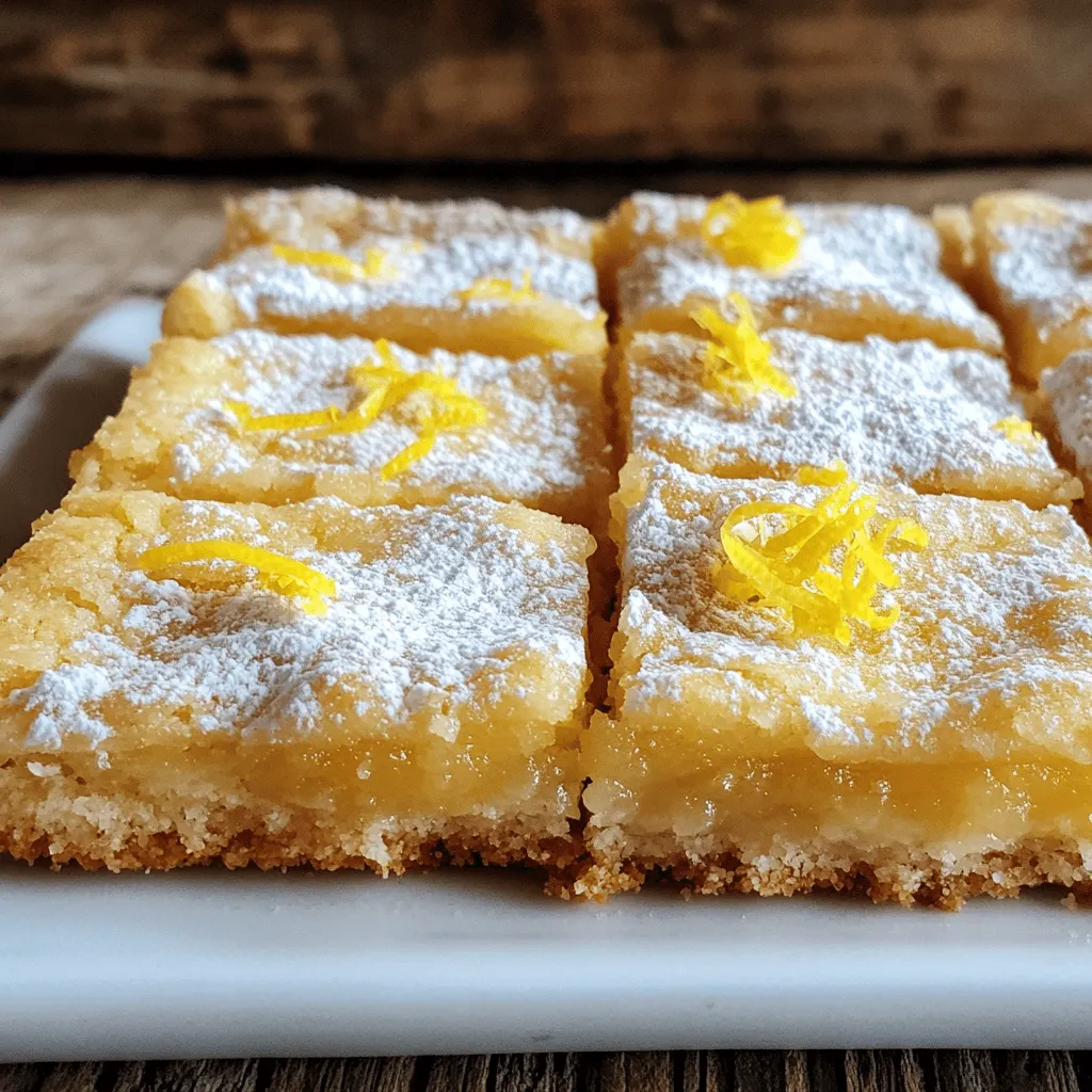 Lemon Bar Cookie Delight Easy and Refreshing Treat
