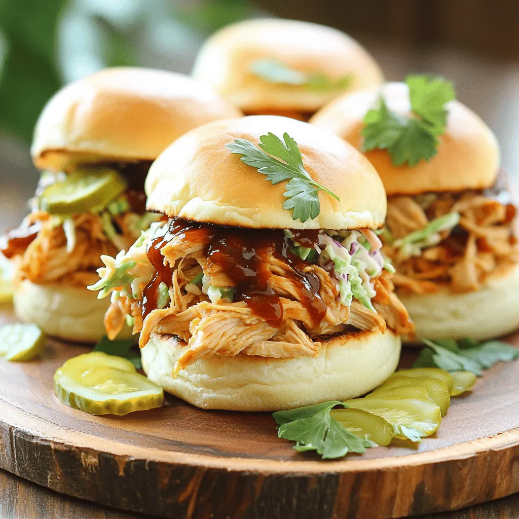 Slow Cooker BBQ Chicken Sliders Easy and Tasty Meal