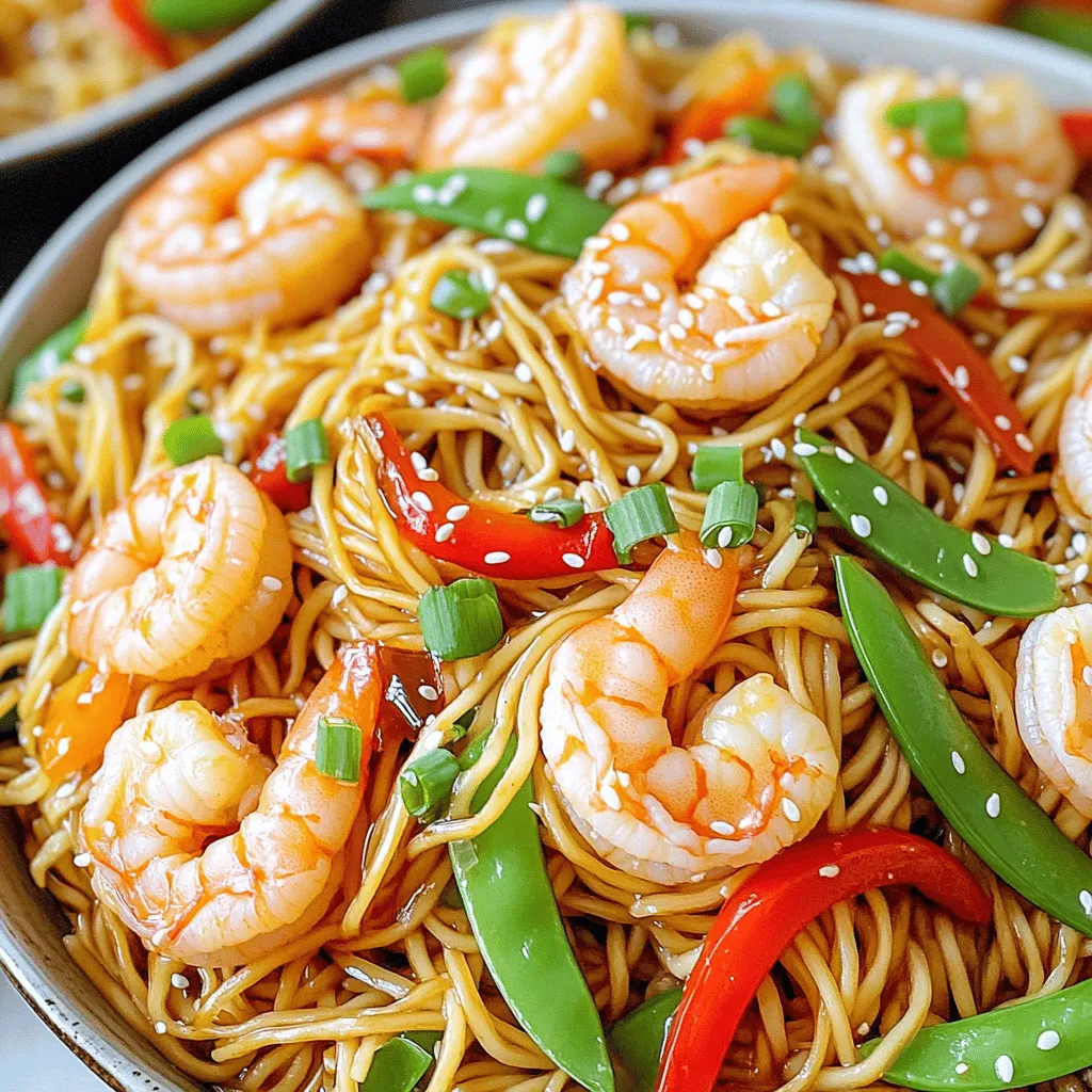 Savory Shrimp Lo Mein Easy and Flavorful Recipe