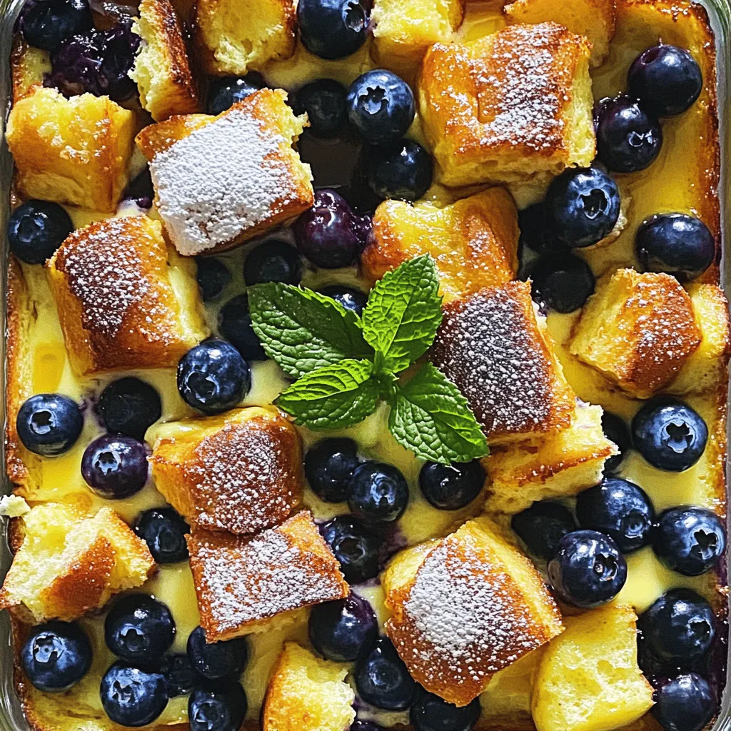 Blueberry French Toast Casserole Easy and Delicious Delight