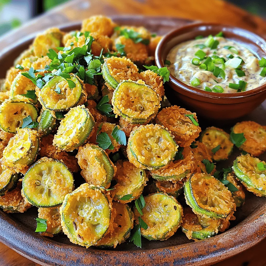 Fried Okra with Creole Mustard Remoulade Delight