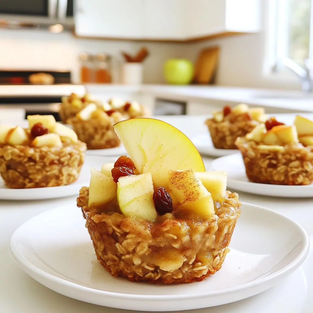 Apple Cinnamon Oatmeal Cups Tasty Breakfast Option