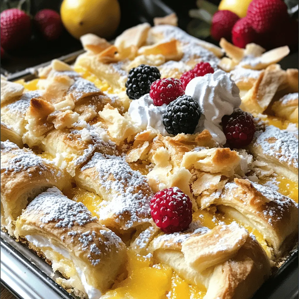 Cheesecake crescent rolls casserole is a sweet dish that combines creamy cheesecake and flaky dough. It