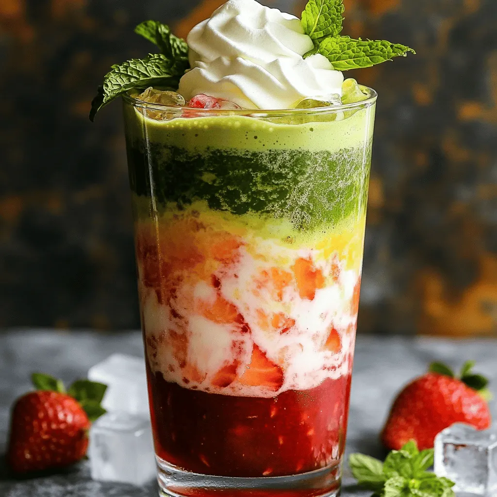 To make a great strawberry matcha latte, you need fresh ingredients. The main ingredients are strawberries, matcha, and milk. These items bring flavor and nutrition to your drink.