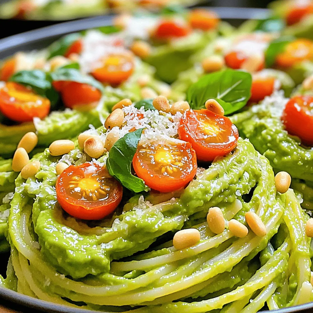 Creamy Avocado Pasta Simple and Flavorful Recipe