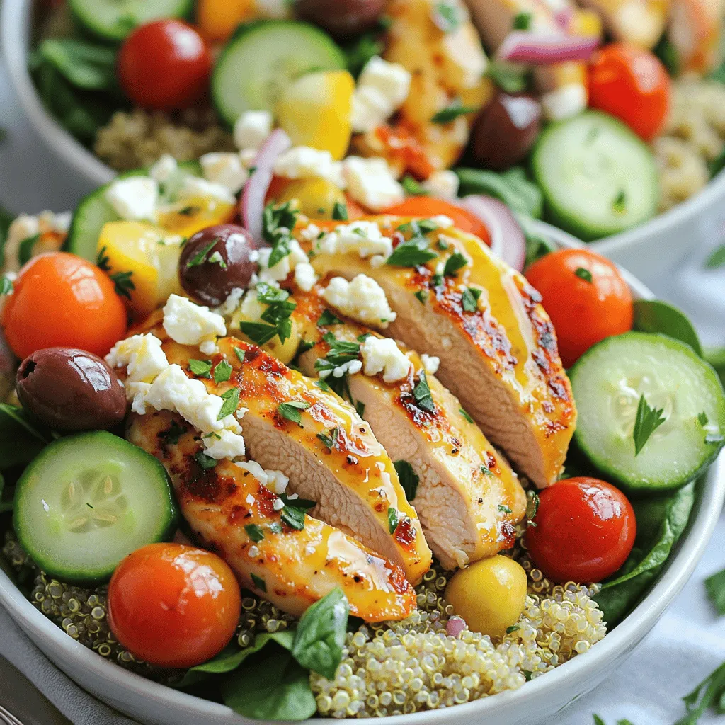 Greek Chicken Bowls Flavorful Meal for Everyone