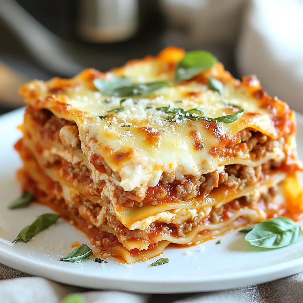 Easy Weeknight Lasagna Quick and Delicious Recipe