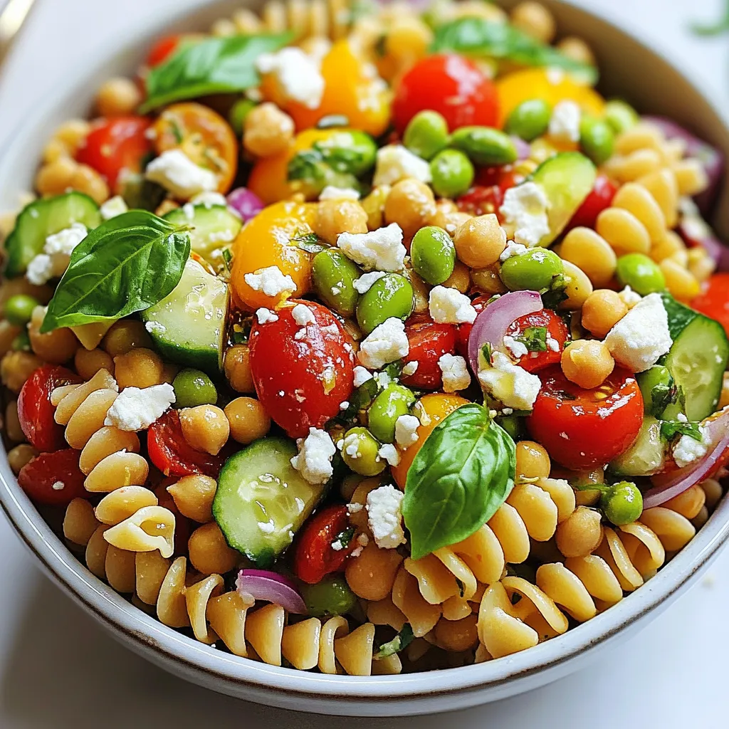 Italian High Protein Pasta Salad Fresh and Flavorful Meal