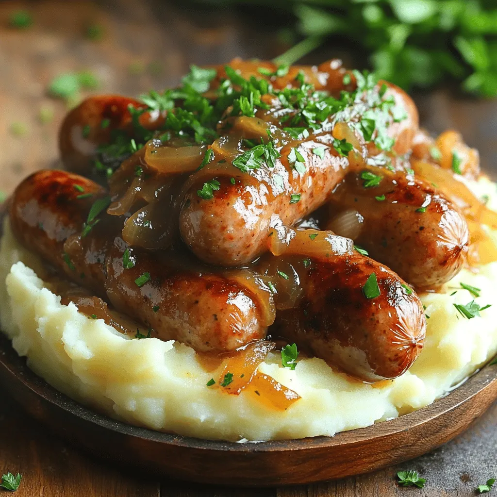 Bangers and Mash Delicious Comfort Food Recipe