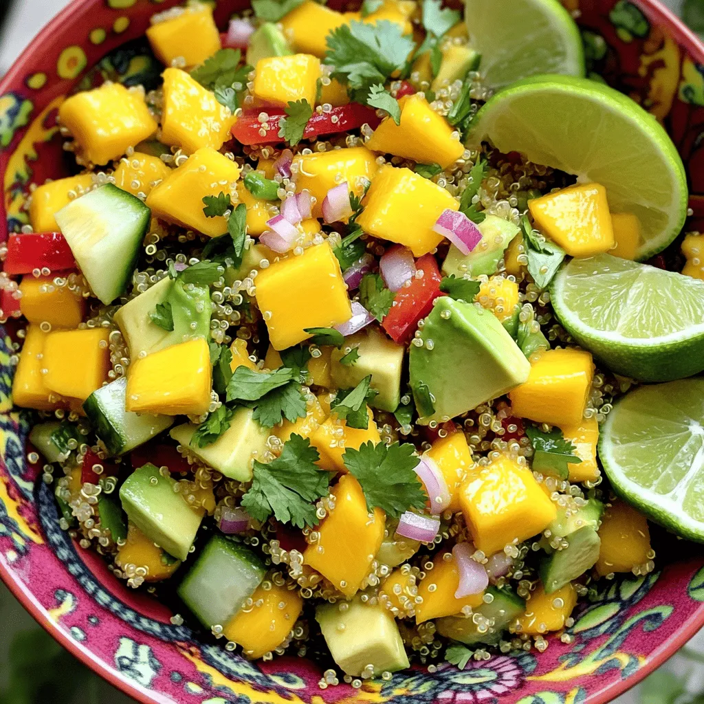 Quick Mango Quinoa Salad Flavorful and Nutritious Bowl