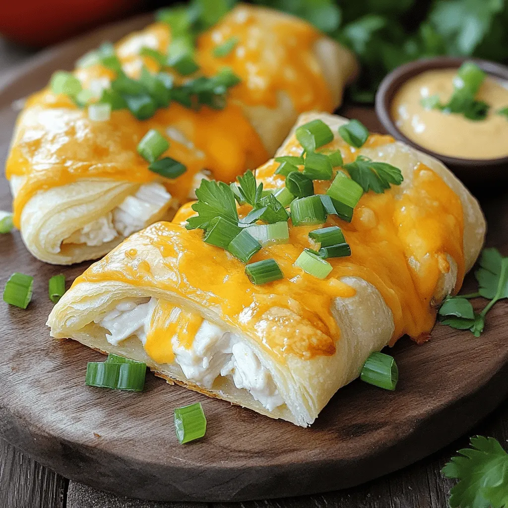 To make cheesy chicken crescent rolls, you need key ingredients. The filling is the star of the dish.