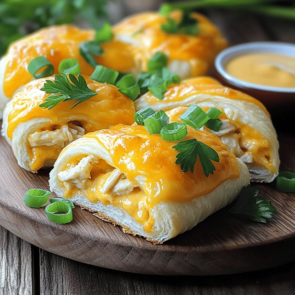Cheesy Chicken Crescent Rolls Tasty and Simple Treat