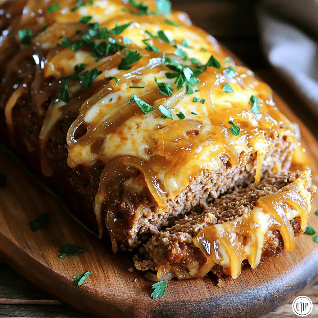 Crockpot French Onion Meatloaf Recipe Easy and Flavorful