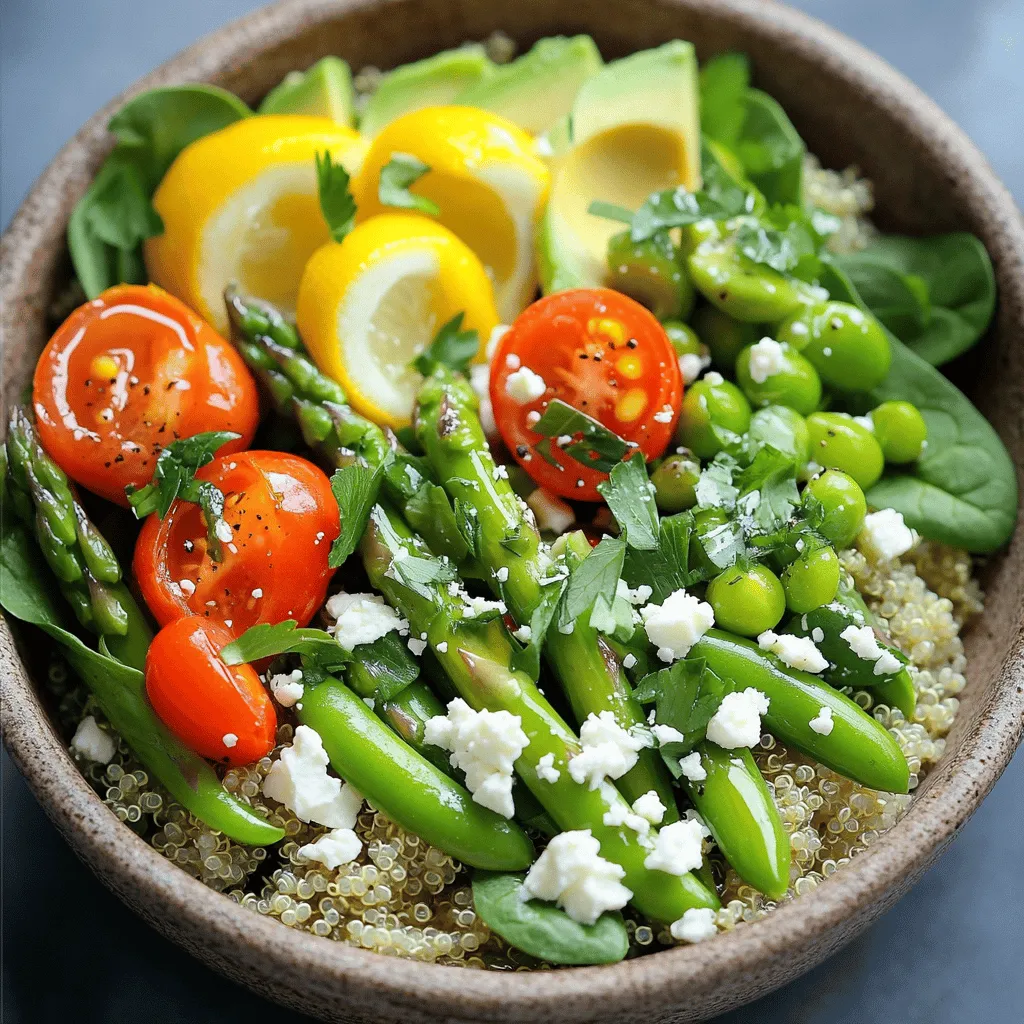 Spring Veggie Power Bowls Nutrient-Packed Delight