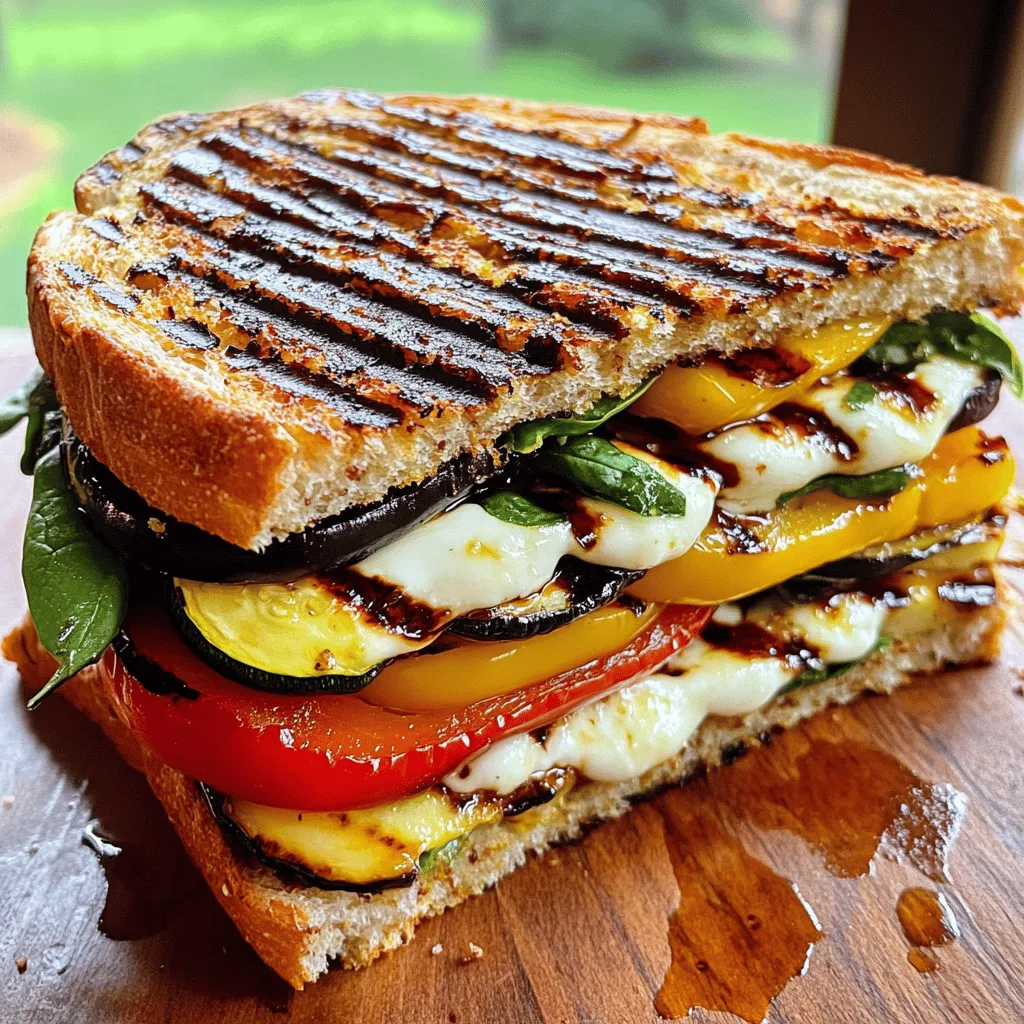 Grilled Vegetable Panini Flavorful and Easy Recipe