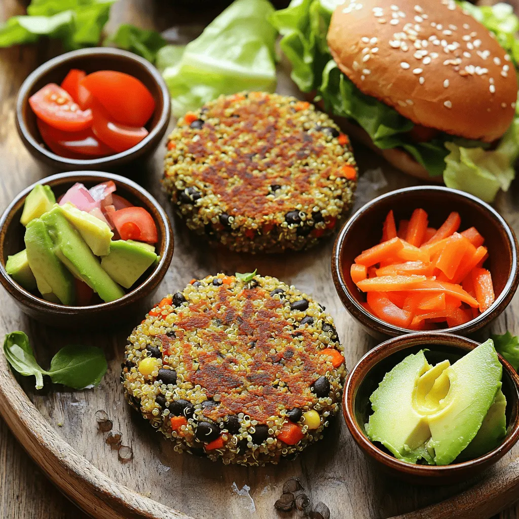 Homemade Veggie Burger Patties Full of Flavorful Goodness