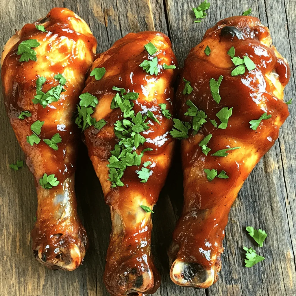 Baked BBQ Chicken Drumsticks Crispy and Flavorful Meal
