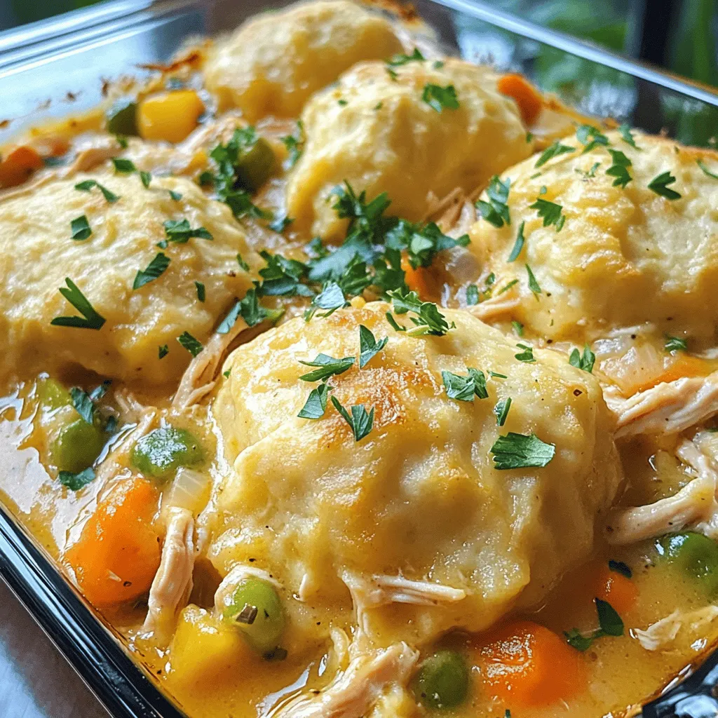 Chicken and Dumplings Casserole Simple and Tasty Meal
