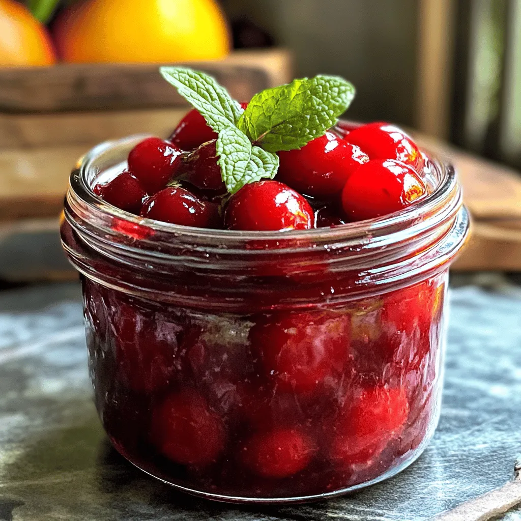 Easy Cherry Compote Sweet and Simple Recipe Guide