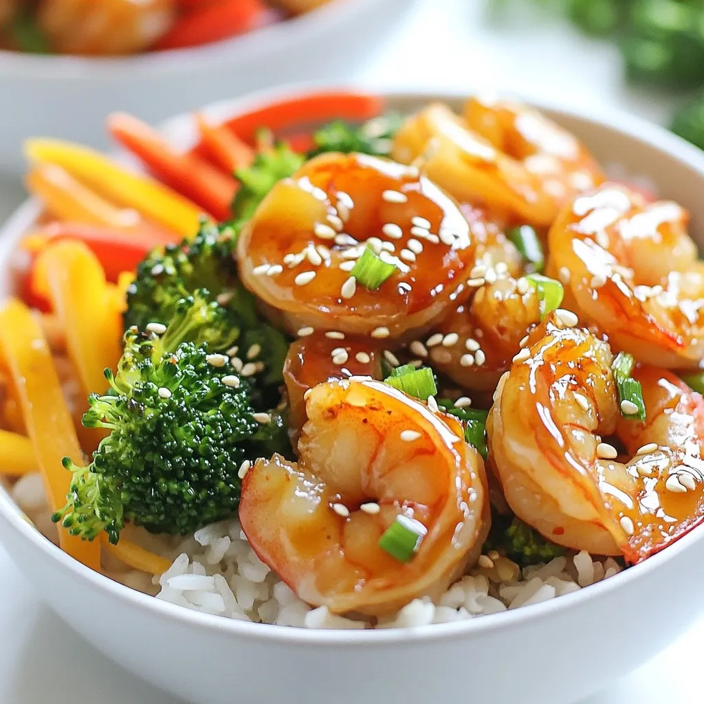 Honey Garlic Shrimp Bowls Flavorful and Easy Meal