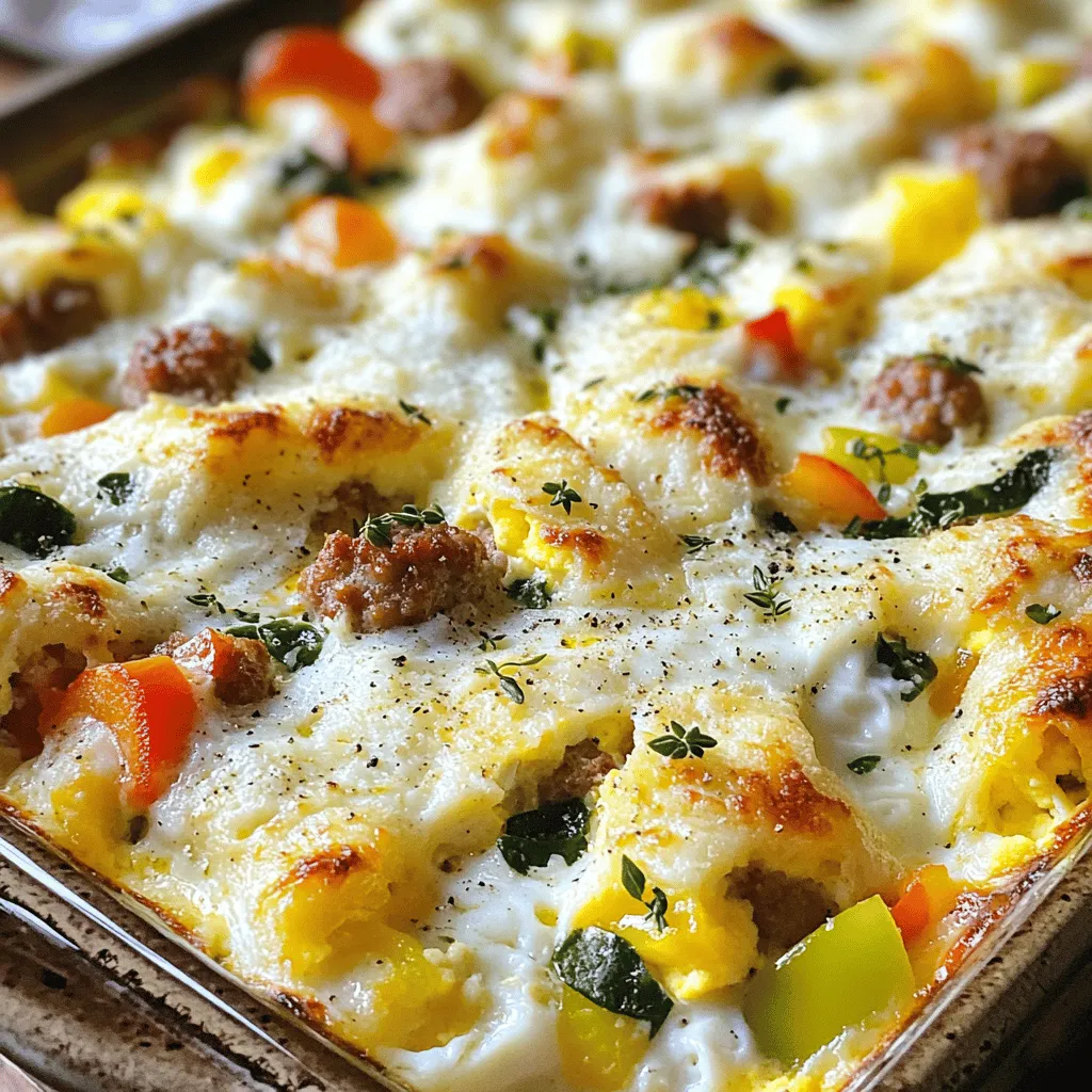 - 1 lb Italian sausage - 8 large eggs - 1 cup milk - 2 cups shredded mozzarella cheese