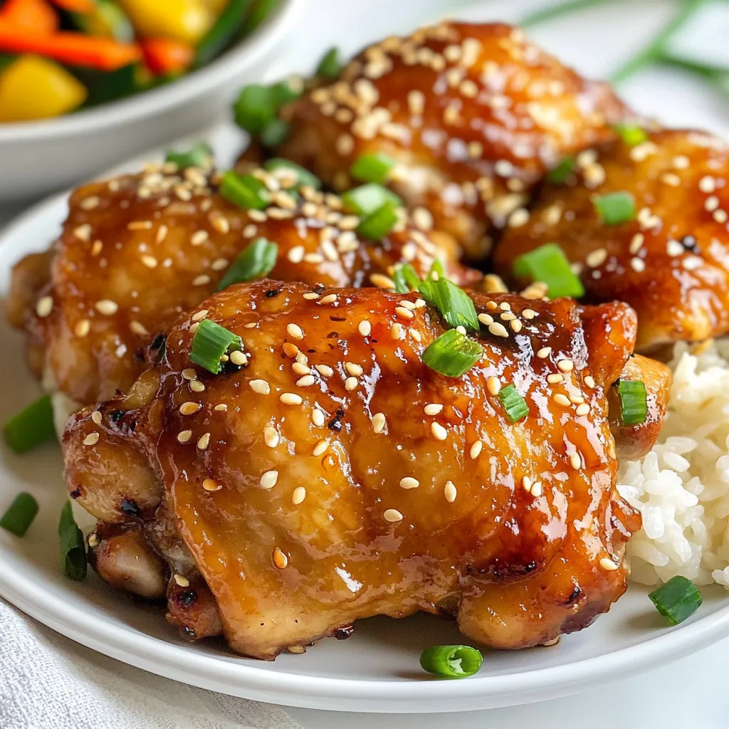 Air Fryer Soy Garlic Chicken Thighs Flavor Boost