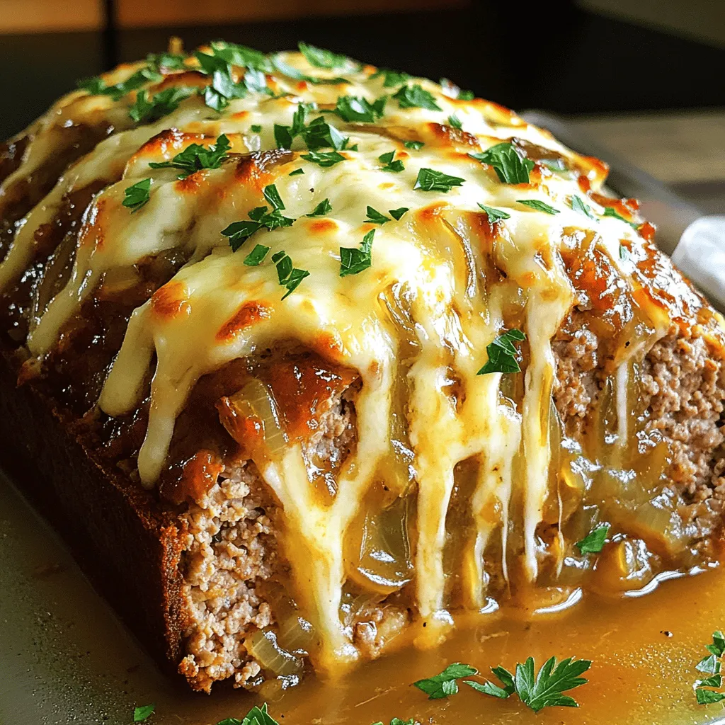 French Onion Meatloaf Savory and Comforting Recipe