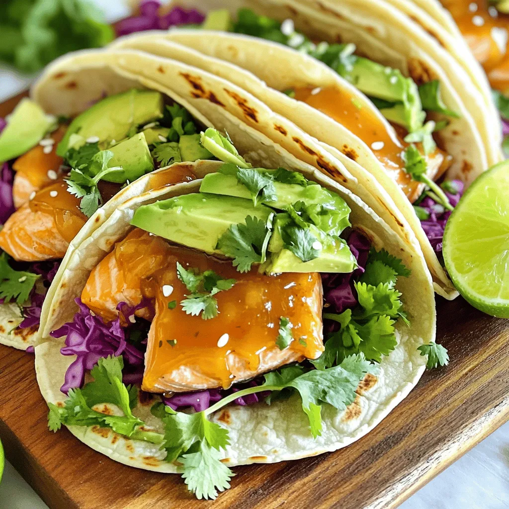 Maple Glazed Salmon Smash Tacos Flavorful and Fresh