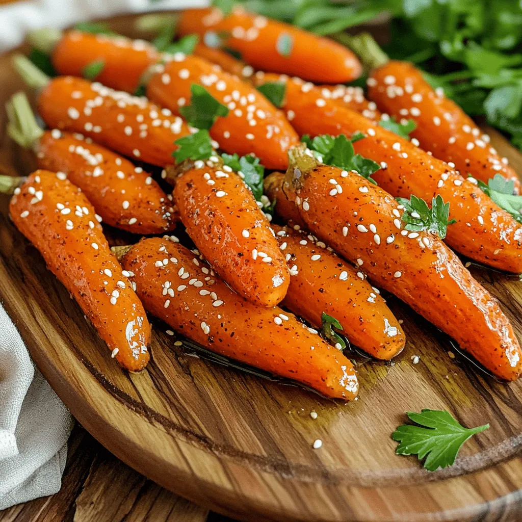 Sweet and Spicy Roasted Carrots Flavorful and Easy Dish