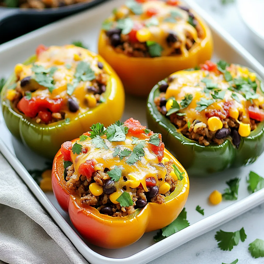 Taco Stuffed Peppers Flavorful Dish for Any Meal