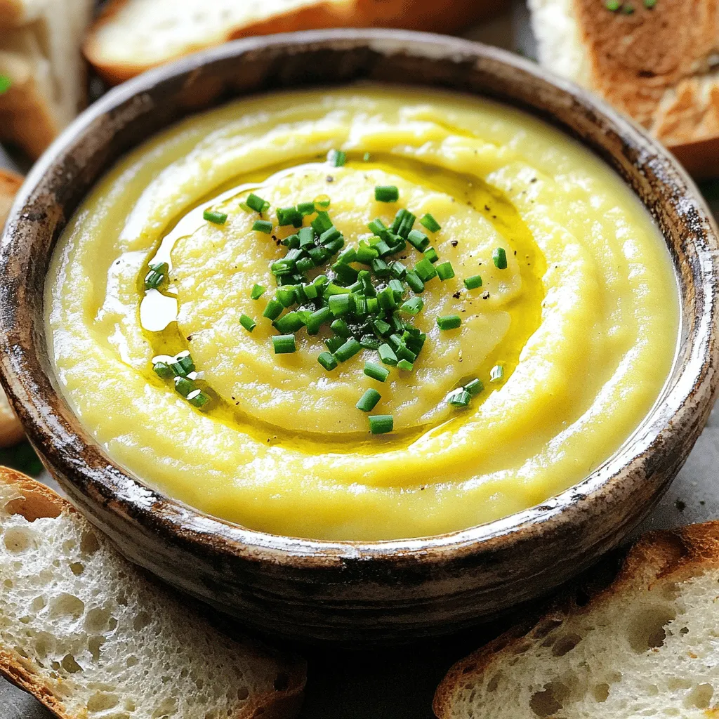 Potato Garlic Soup Comforting and Easy Recipe