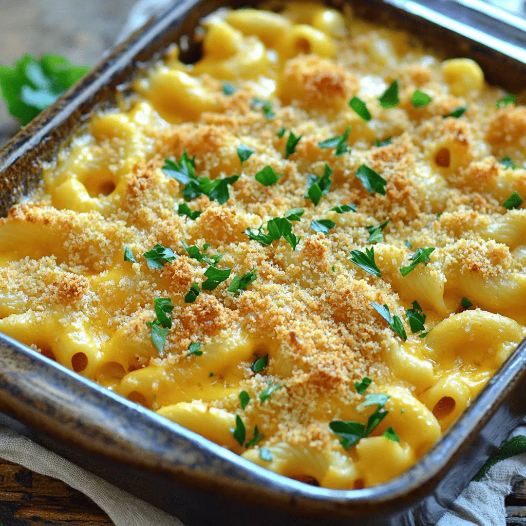 To make an easy macaroni and cheese recipe, you need simple ingredients. First, grab 8 oz of elbow macaroni. This pasta shape holds the cheese sauce well. Next, you need two cups of shredded sharp cheddar cheese. This cheese gives the dish a rich flavor. Combine that with one cup of shredded mozzarella cheese for creaminess.