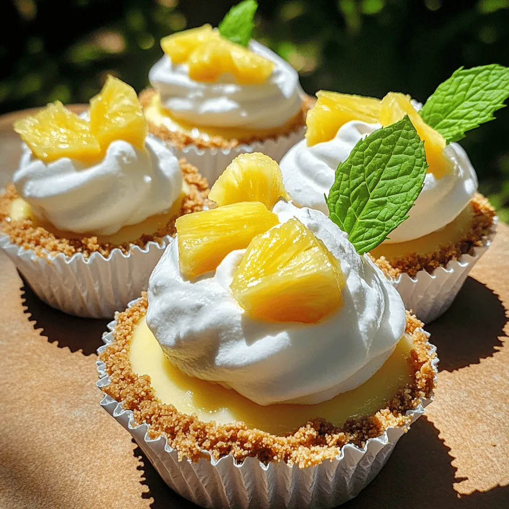 - 16 oz cream cheese - 1 cup crushed pineapple (drained) - 1 cup crushed graham crackers