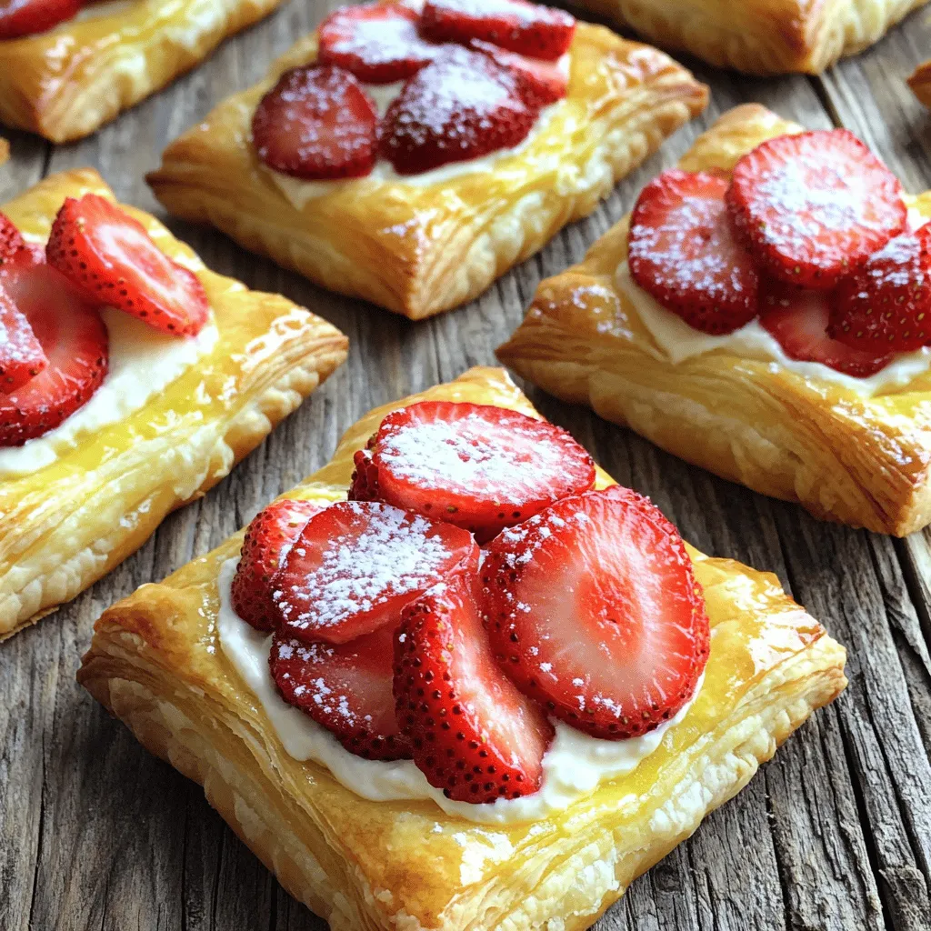Strawberry Cream Cheese Danish Delightful and Easy Treat
