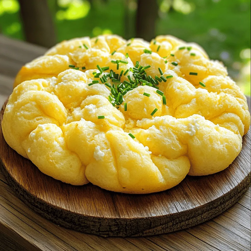 - 1 cup cottage cheese - 3 large eggs - 1/4 cup almond flour