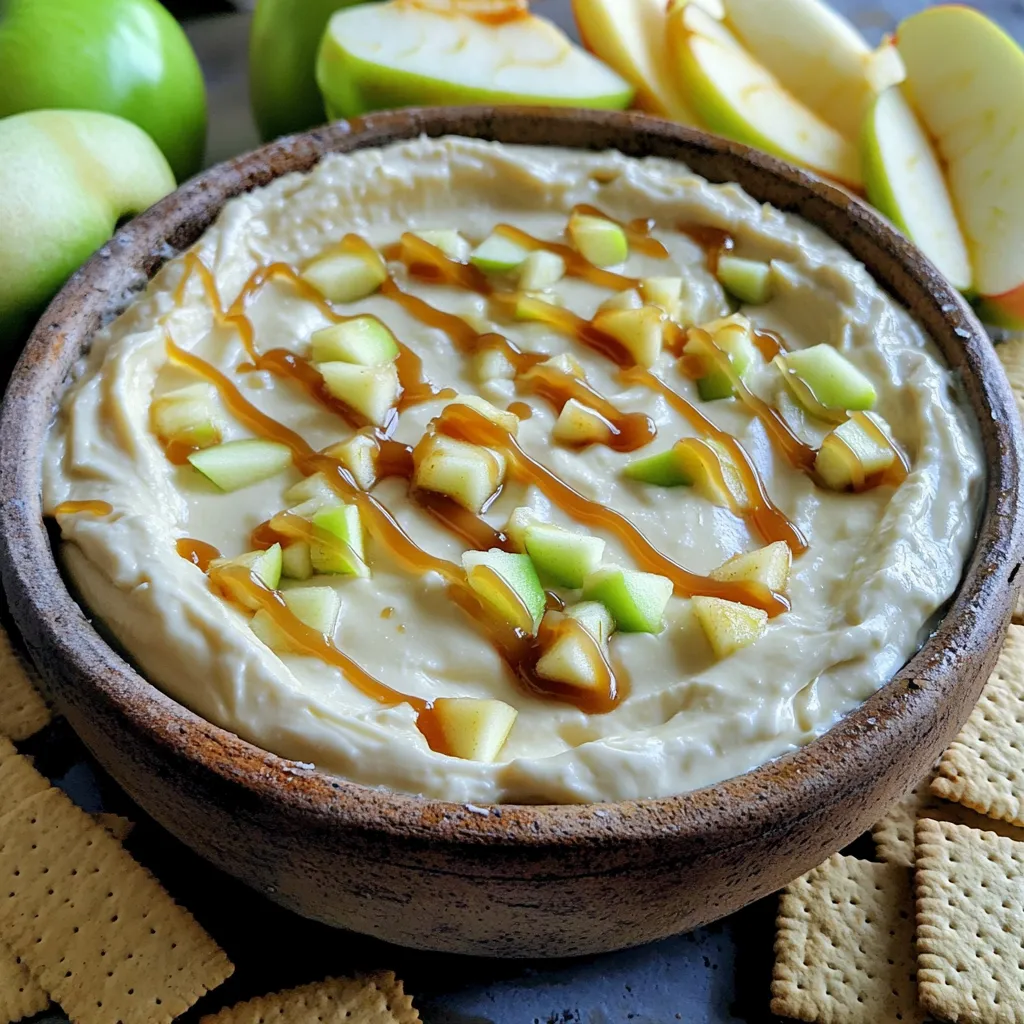 Minute Caramel Apple Cheesecake Dip Delightful Treat