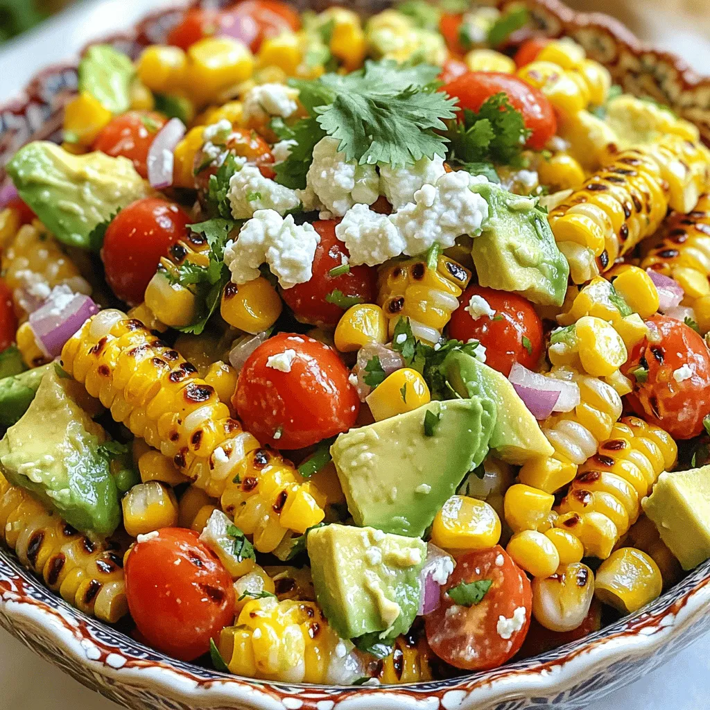 Savory Mexican Street Corn Salad Easy and Delicious