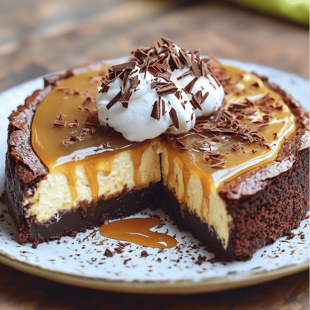 Caramel Brownie Cheesecake Irresistible Dessert Recipe
